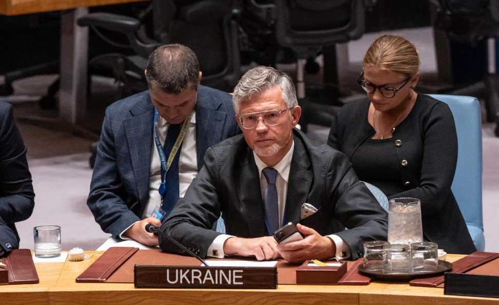 Мельник у Радбезі ООН звернувся до Небензі російською: "Пізно, Васю, пити боржомі"